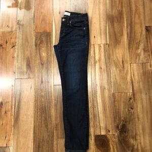 Madewell skinny crop jeans in midnight haze
